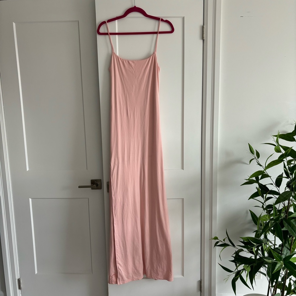 BUMPSUIT The Rosie Maternity Maxi Tank Dress with Leg Slit - Picture 3 of 6